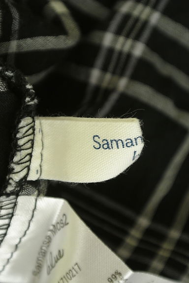 SM2（サマンサモスモス）の古着「キーネックチェックカットソー（カットソー・プルオーバー）」大画像６へ