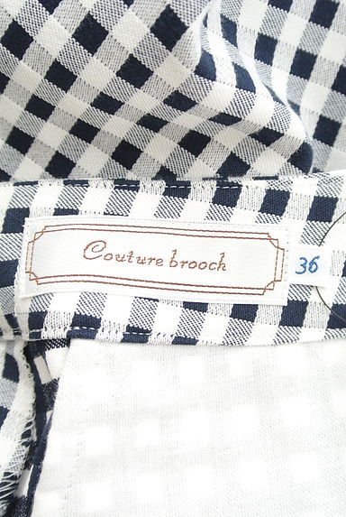 Couture Brooch（クチュールブローチ）の古着「ギンガムチェッククロップドパンツ（パンツ）」大画像６へ
