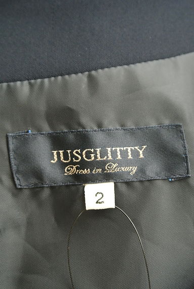 JUSGLITTY（ジャスグリッティー）の古着「サイドリボンの上品７分袖ミモレワンピ（ワンピース・チュニック）」大画像６へ