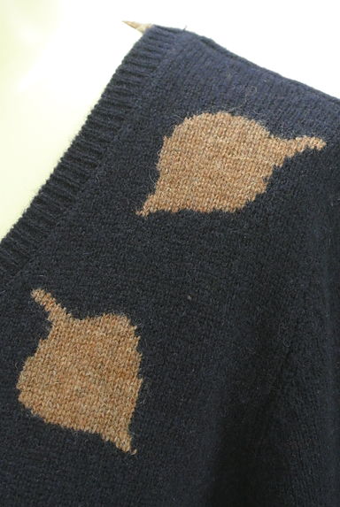 PAL'LAS PALACE（パラスパレス）の古着「落ち葉模様のクルーネックセーター（セーター）」大画像４へ