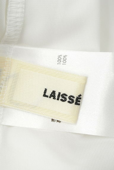 LAISSE PASSE（レッセパッセ）の古着「丸襟リボンの６分袖シアーブラウス（カットソー・プルオーバー）」大画像６へ
