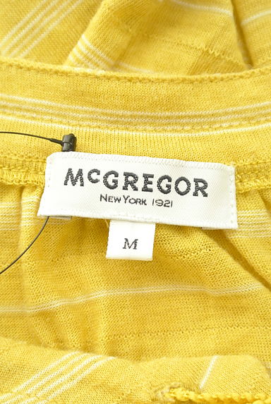McGREGOR（マックレガー）の古着「細ボーダーラグランギャザーカットソー（カットソー・プルオーバー）」大画像６へ