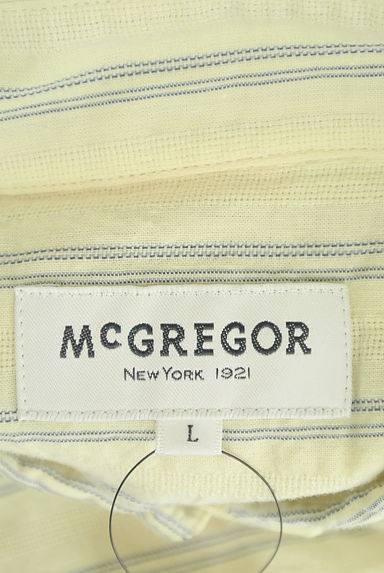 McGREGOR（マックレガー）の古着「コットンリネンストライプシャツ（カジュアルシャツ）」大画像６へ