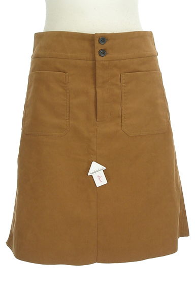 TOMORROWLAND（トゥモローランド）の古着「エコスエード台形ひざ上丈スカート（ミニスカート）」大画像４へ