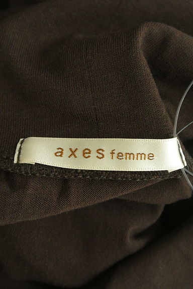 axes femme（アクシーズファム）の古着「襟袖レース飾りのハイネックカットソー（カットソー・プルオーバー）」大画像６へ
