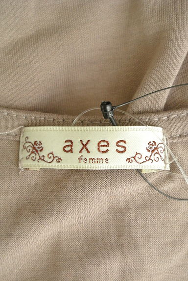 axes femme（アクシーズファム）の古着「ラメレースのくしゅっと袖カットソー（カットソー・プルオーバー）」大画像６へ