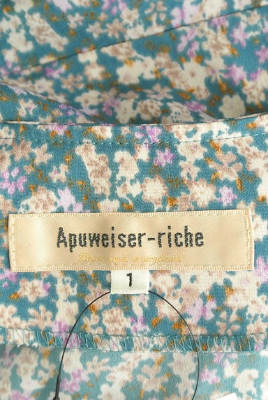 Apuweiser riche（アプワイザーリッシェ）の古着「アソート小花柄７分袖ロングワンピース（ワンピース・チュニック）」大画像６へ