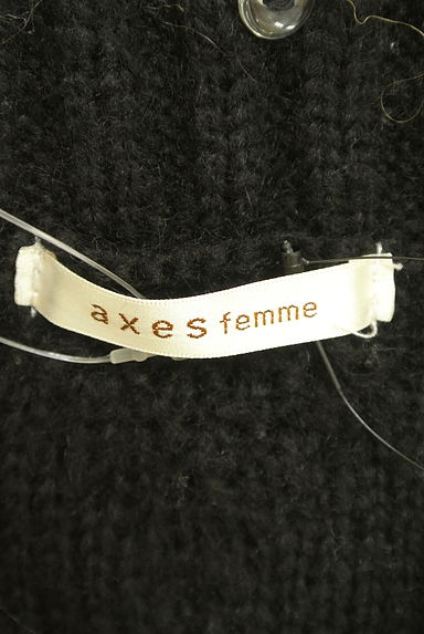 axes femme（アクシーズファム）の古着「ボリュームファー衿ミドルカーディガン（カーディガン・ボレロ）」大画像６へ
