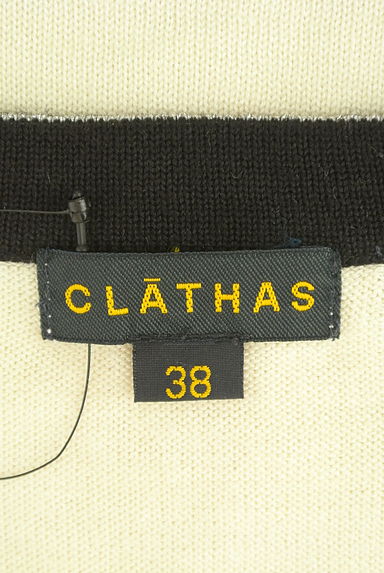CLATHAS（クレイサス）の古着「モノトーンバイカラー羊毛ニット（ニット）」大画像６へ