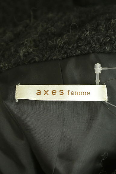 axes femme（アクシーズファム）の古着「ボリューム襟ショートダウンコート（ダウンジャケット・ダウンコート）」大画像６へ