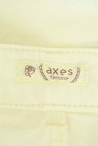 axes femme（アクシーズファム）の古着「ストライプレースのストレートパンツ（パンツ）」大画像６へ