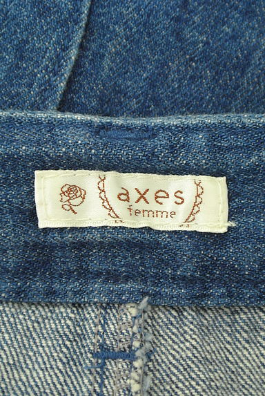 axes femme（アクシーズファム）の古着「刺繍やレースのデニムショートパンツ（ショートパンツ・ハーフパンツ）」大画像６へ