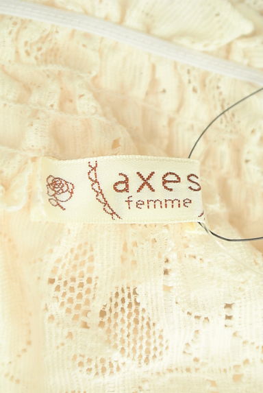axes femme（アクシーズファム）の古着「総レースクロップドトップス（カットソー・プルオーバー）」大画像６へ