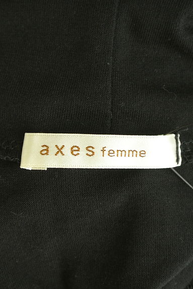 axes femme（アクシーズファム）の古着「ハイネックフロントレースカットソー（カットソー・プルオーバー）」大画像６へ
