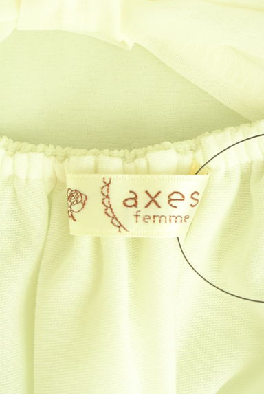 axes femme（アクシーズファム）の古着「後ろリボンフレアシフォンカットソー（カットソー・プルオーバー）」大画像６へ