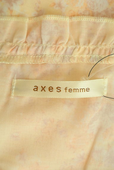 axes femme（アクシーズファム）の古着「アソート花柄フリルたっぷりブラウス（ブラウス）」大画像６へ