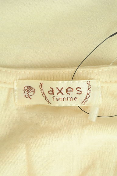 axes femme（アクシーズファム）の古着「ラメレースくしゅ７分袖カットソー（カットソー・プルオーバー）」大画像６へ