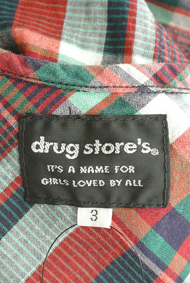 drug store's（ドラッグストアーズ）の古着「マルチチェックジャンパースカート（ワンピース・チュニック）」大画像６へ