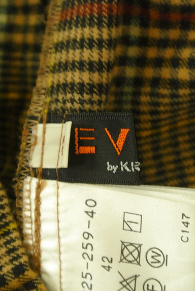 EVEX by KRIZIA（エヴェックス バイ クリツィア）の古着「クラシカルチェックワイドパンツ（パンツ）」大画像６へ
