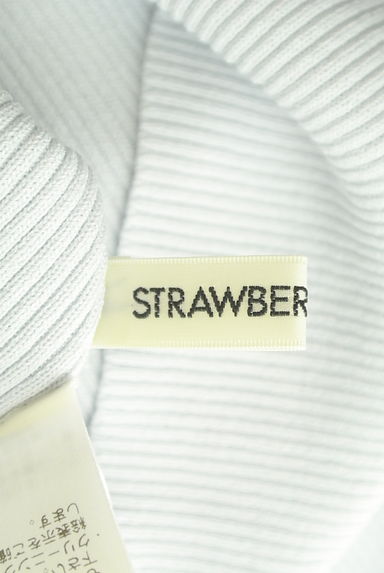 STRAWBERRY-FIELDS（ストロベリーフィールズ）の古着「ラメ混透かし編みスリーブリブニット（ニット）」大画像６へ