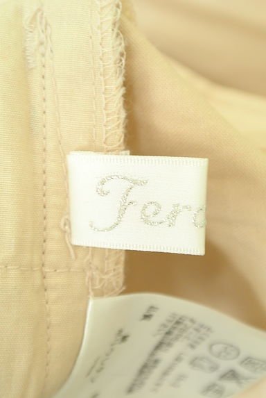 Feroux（フェルゥ）の古着「裾ミニリボンクロップドパンツ（パンツ）」大画像６へ