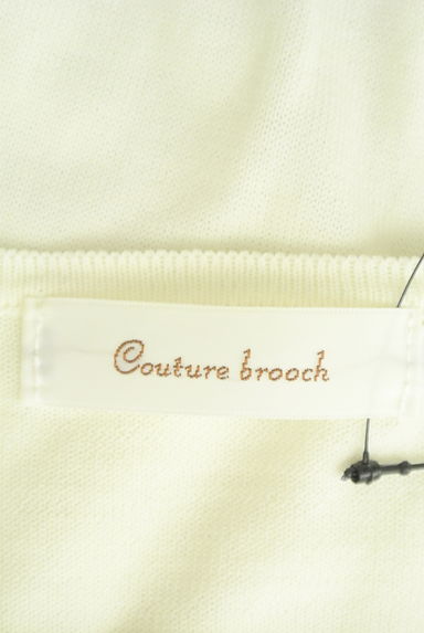 Couture Brooch（クチュールブローチ）の古着「リボン付きフレンチスリーブニット（ニット）」大画像６へ