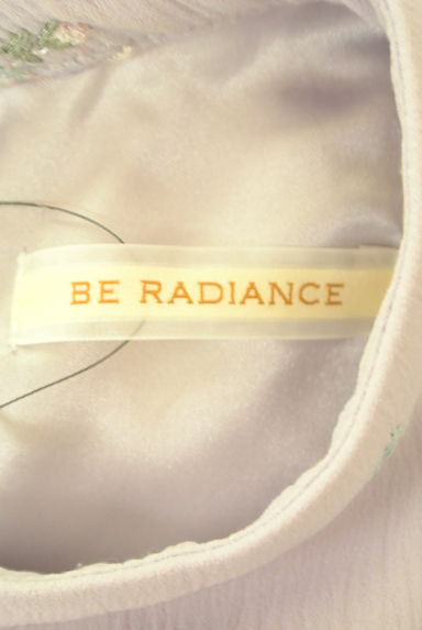 BE RADIANCE（ビーラディエンス）の古着「ウエストリボン小花刺繍入りシフォンミモレワンピース（ワンピース・チュニック）」大画像６へ