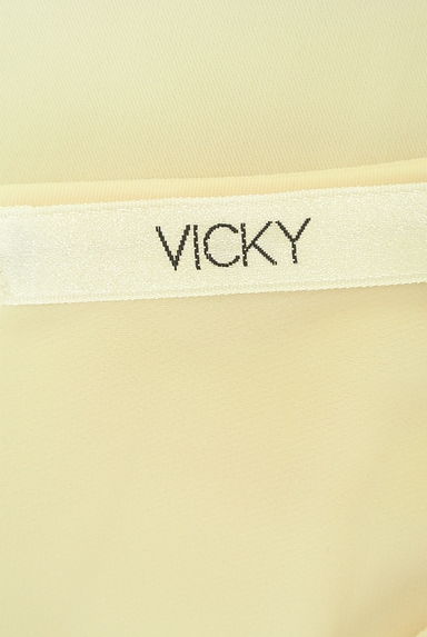 VICKY（ビッキー）の古着「クロスVネックストレッチカットソー（カットソー・プルオーバー）」大画像６へ