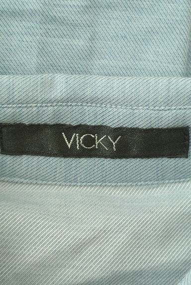 VICKY（ビッキー）の古着「バックタックフレアシャツ（カジュアルシャツ）」大画像６へ