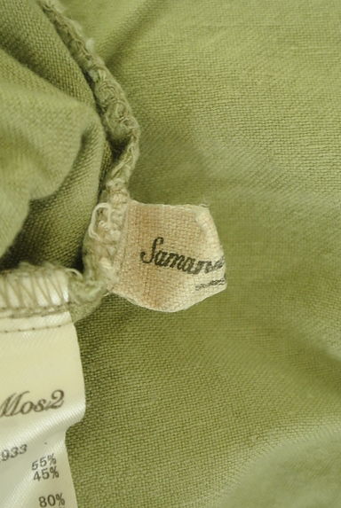 SM2（サマンサモスモス）の古着「裾刺繍リネン混ワイドパンツ（パンツ）」大画像６へ