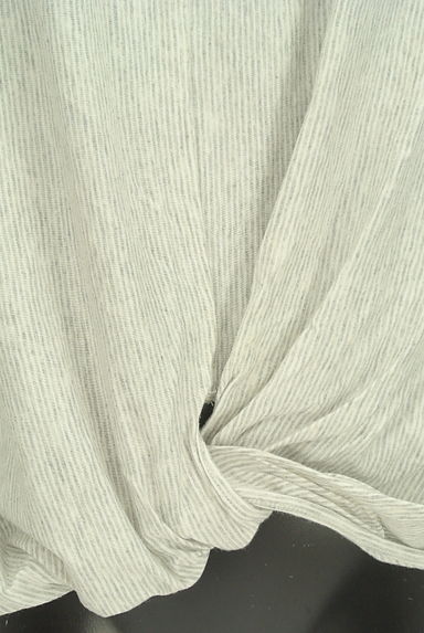 anySiS（エニィスィス）の古着「裾絞りストライプ切替カットソー（カットソー・プルオーバー）」大画像５へ