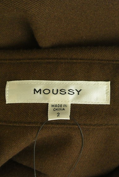 MOUSSY（マウジー）の古着「ウエストゴム起毛マキシシャツワンピース（ワンピース・チュニック）」大画像６へ