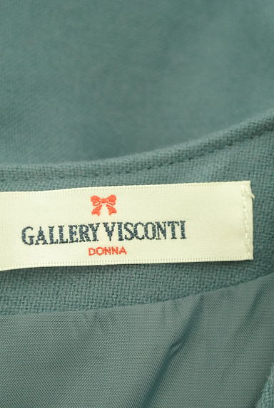GALLERY VISCONTI（ギャラリービスコンティ）の古着「袖リブ花刺繍入り膝下ウール混ワンピ（ワンピース・チュニック）」大画像６へ