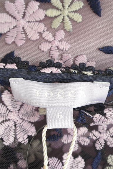 TOCCA（トッカ）の古着「花刺繍チュールロングワンピース（ワンピース・チュニック）」大画像６へ