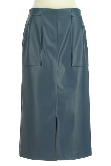 iCB（アイシービー）の古着「カラーエコレザーロングタイトスカート（ロングスカート・マキシスカート）」大画像１へ