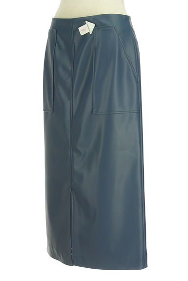 iCB（アイシービー）の古着「カラーエコレザーロングタイトスカート（ロングスカート・マキシスカート）」大画像４へ