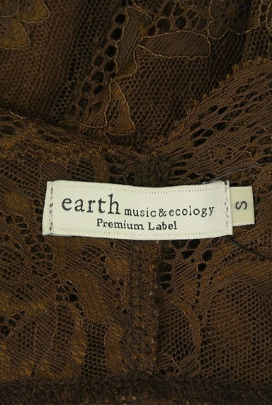 earth music&ecology（アースミュージック＆エコロジー）の古着「Vネック総レースカットソー（カットソー・プルオーバー）」大画像６へ
