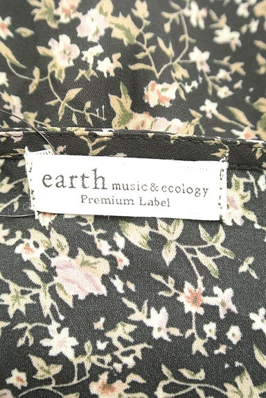 earth music&ecology（アースミュージック＆エコロジー）の古着「袖ボリューム小花柄マキシシフォンワンピ（ワンピース・チュニック）」大画像６へ