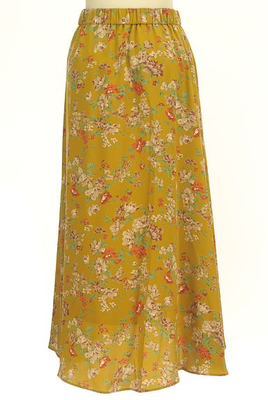 Aga（アーガ）の古着「花柄艶とろみドレープロングスカート（ロングスカート・マキシスカート）」大画像２へ