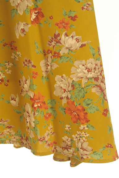 Aga（アーガ）の古着「花柄艶とろみドレープロングスカート（ロングスカート・マキシスカート）」大画像５へ