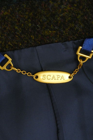 SCAPA（スキャパ）の古着「パッチワークハリスツイードジャケット（ブルゾン・スタジャン）」大画像６へ
