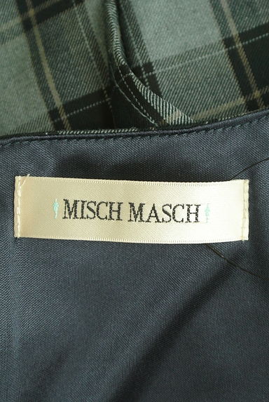 MISCH MASCH（ミッシュマッシュ）の古着「ブロックチェックフリルノースリワンピ（ワンピース・チュニック）」大画像６へ