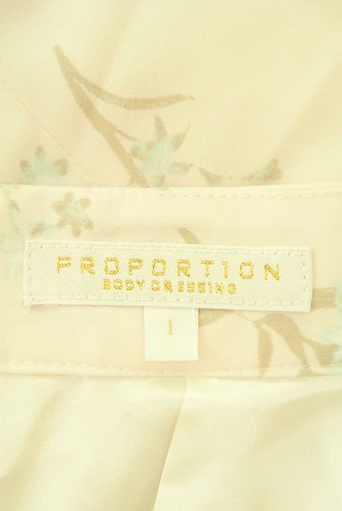PROPORTION BODY DRESSING（プロポーションボディ ドレッシング）の古着「ペールフラワー膝丈フレアスカート（スカート）」大画像６へ