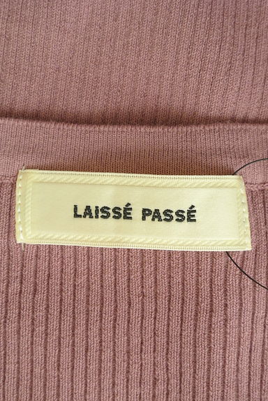 LAISSE PASSE（レッセパッセ）の古着「袖スカラップヘンリーネックリブニット（ニット）」大画像６へ