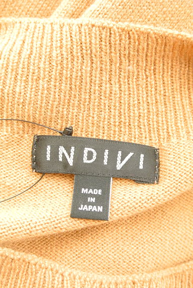 INDIVI（インディヴィ）の古着「羊毛カシミヤ混ロングニットワンピース（ワンピース・チュニック）」大画像６へ