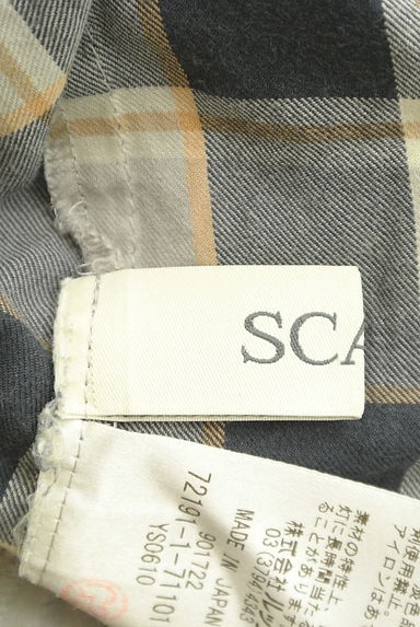 SCAPA（スキャパ）の古着「エンブレム刺繍のチェック柄シャツ（カジュアルシャツ）」大画像６へ
