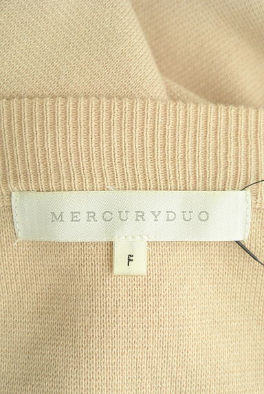 MERCURYDUO（マーキュリーデュオ）の古着「刺繍袖ボリューム膝下ニットワンピース（ワンピース・チュニック）」大画像６へ