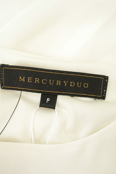 MERCURYDUO（マーキュリーデュオ）の古着「肩タックシフォン無地カットソー（カットソー・プルオーバー）」大画像６へ