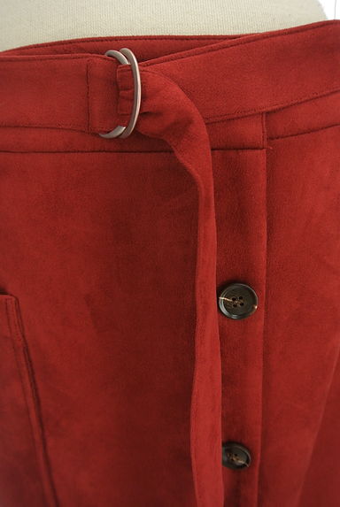 ROSE BUD（ローズバッド）の古着「リングベルト付きミモレ巻きスカート（ロングスカート・マキシスカート）」大画像４へ