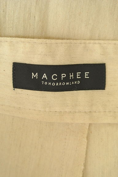 MACPHEE（マカフィー）の古着「コットンリネン混ハイウエストワイドパンツ（パンツ）」大画像６へ